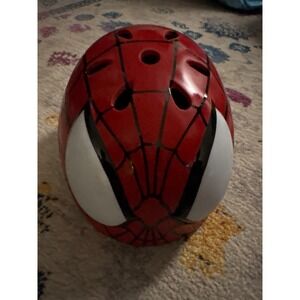 Size Small Spider-Man Bicycle Helmet kids 5+ Chin Strap Bike Scooter Helmet